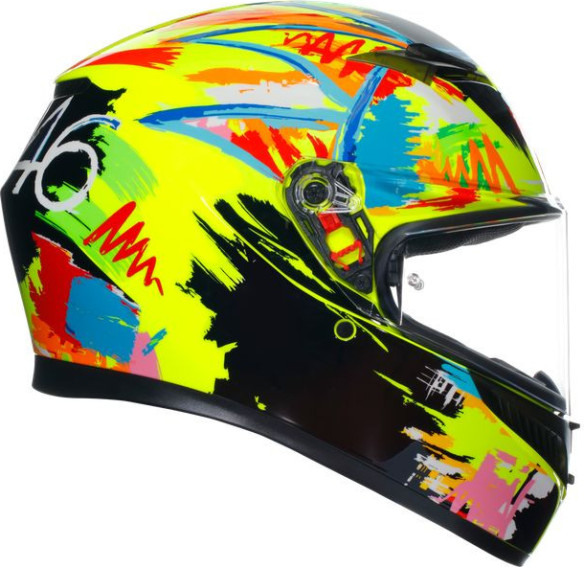 Casca Moto Full-Face K3 E2206 Mplk Rossi Winter Test 2019