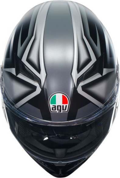 Casca Moto Full-Face K3 E2206 Mplk Compound Matt Black/Grey