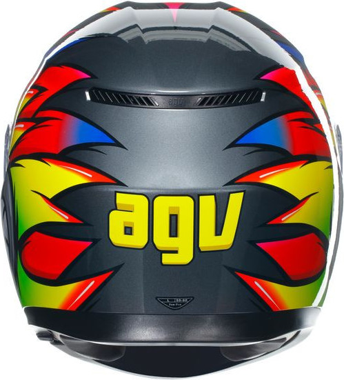 Casca Moto Full-Face K3 E2206 Mplk Birdy 2.0 Grey/Yellow/Red