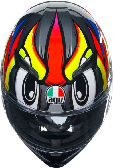 Casca Moto Full-Face K3 E2206 Mplk Birdy 2.0 Grey/Yellow/Red