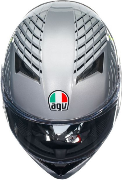 Casca Moto Full-Face K3 E2206 Mplk Fortify Grey/Black/Yellow Fluo