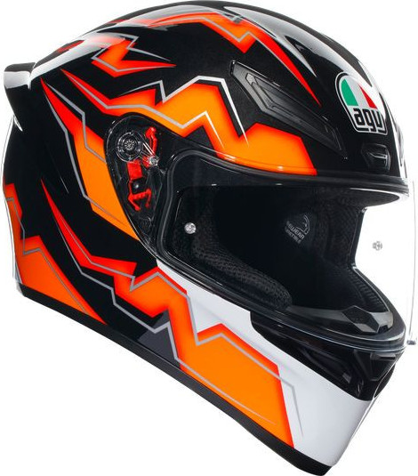 Casca Moto Full-Face K1 S E2206 Kripton Black/Orange
