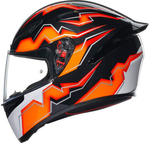 Casca Moto Full-Face K1 S E2206 Kripton Black/Orange
