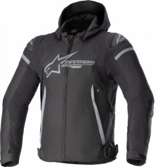 Geaca Moto Textila Zaca Waterproof Black/Grey