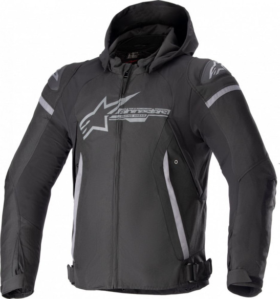 Geaca Moto Textila Zaca Waterproof Black/Grey