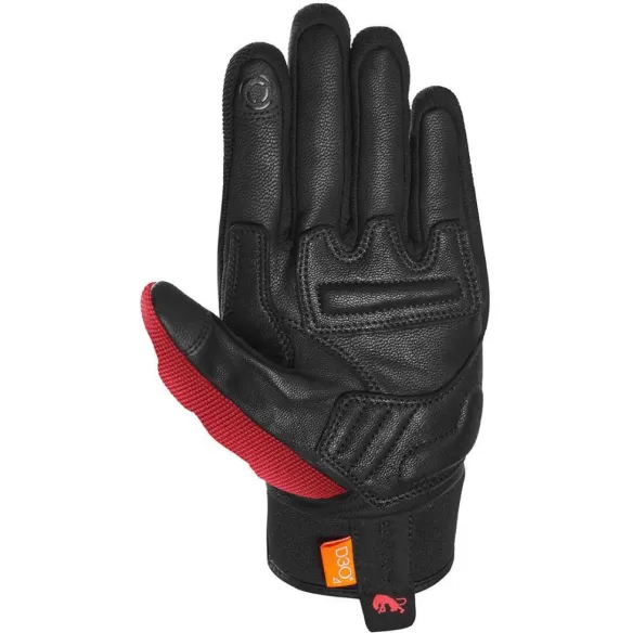 Manusi Moto Dama Textile Jet D3O Burgundy/Black