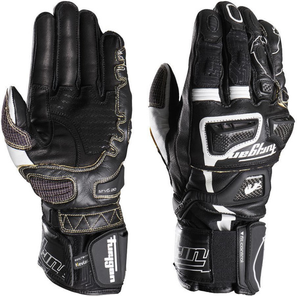 Manusi Moto Piele Piele Styg20 X Kevlar Black/White