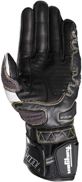 Manusi Moto Piele Piele Styg20 X Kevlar Black/White