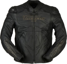 Geaca Moto Piele Ghost Black/Brown