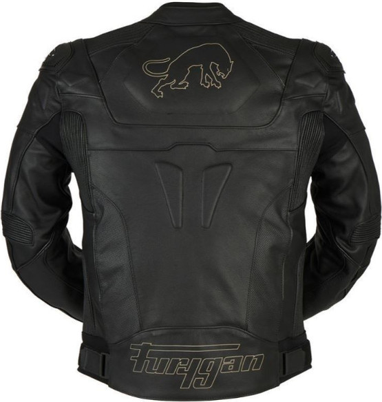 Geaca Moto Piele Ghost Black/Brown
