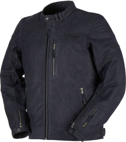 Geaca Moto Piele Clint Evo Blue