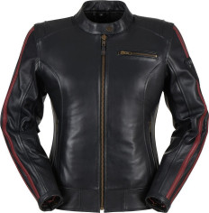 Geaca Moto Piele Dama Textila L'Intrepide Black