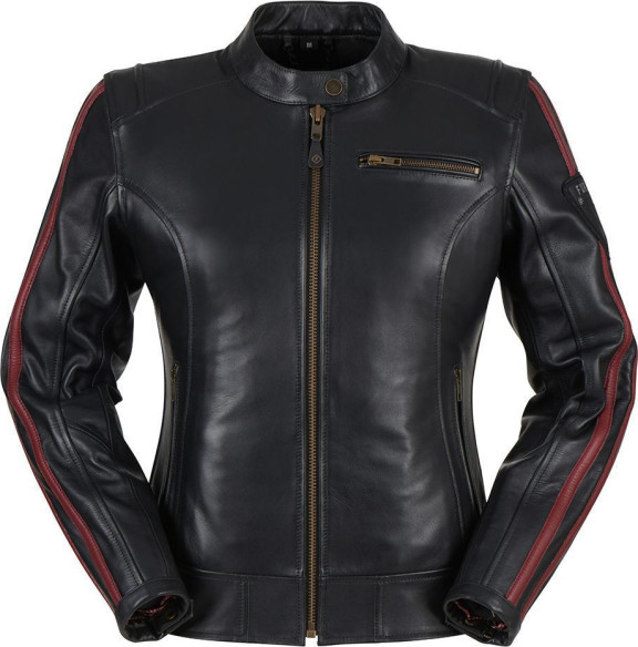 Geaca Moto Piele Dama Textila L'Intrepide Black