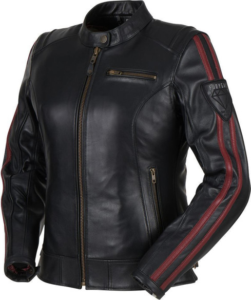 Geaca Moto Piele Dama Textila L'Intrepide Black