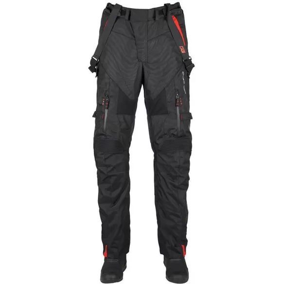 Pantaloni Moto Gravity Black/Red