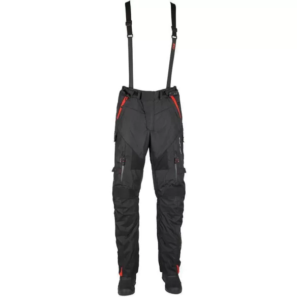 Pantaloni Moto Gravity Black/Red