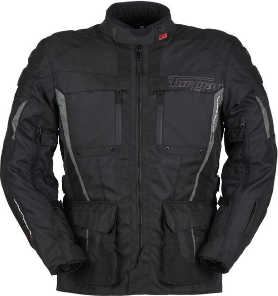 Geaca Moto Textila Brevent 3in1 Black/Grey