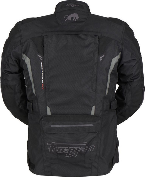 Geaca Moto Textila Brevent 3in1 Black/Grey