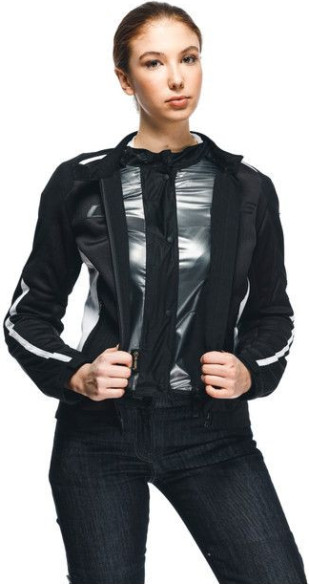 Geaca Moto Textila Dama Hydraflux 2 Air D-Dry Black/Black/White 23