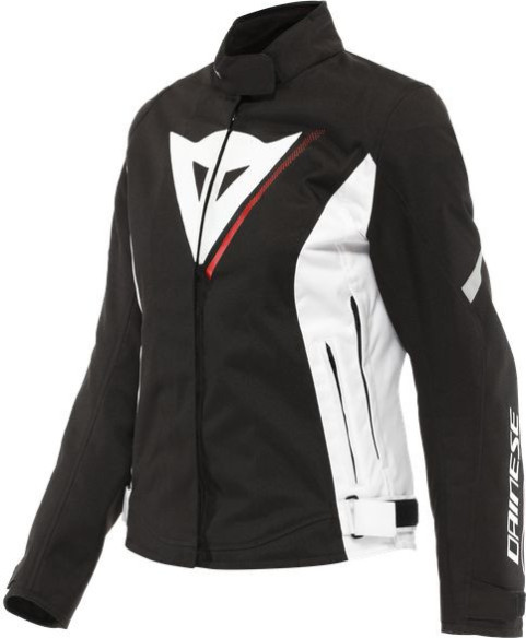 Geaca Moto Textila Dama Veloce D-Dry Black/White/Lava-Red 23
