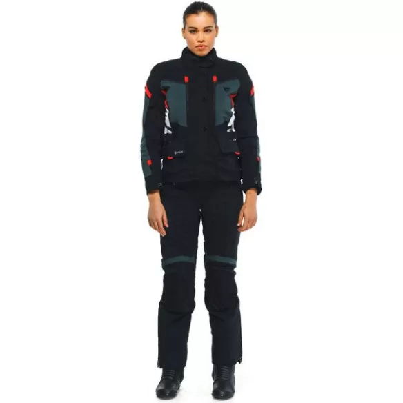 Geaca Moto Textila Dama Carve Master 3 Gore-Tex Black/Ebony/Lava-Red 23