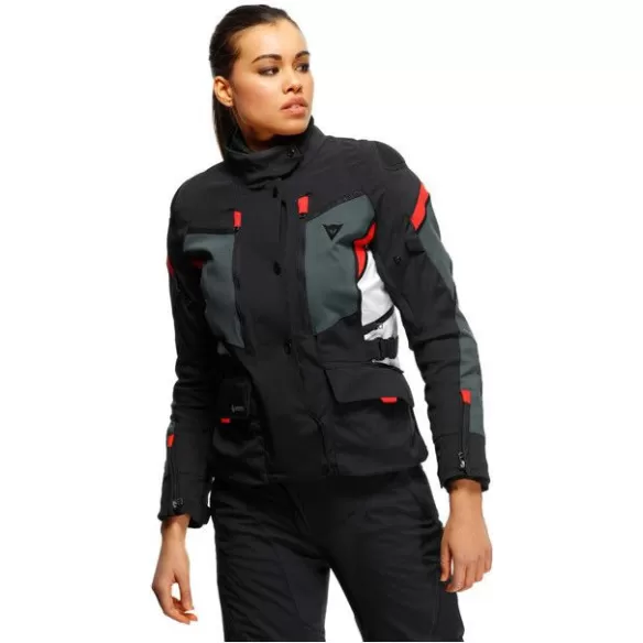 Geaca Moto Textila Dama Carve Master 3 Gore-Tex Black/Ebony/Lava-Red 23