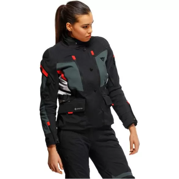 Geaca Moto Textila Dama Carve Master 3 Gore-Tex Black/Ebony/Lava-Red 23