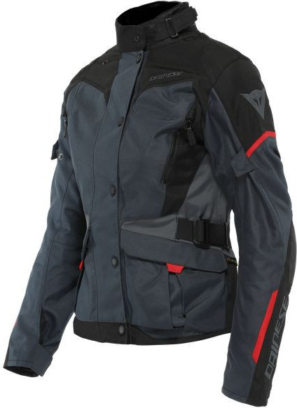 Geaca Moto Textila Dama Tempest 3 D-Dry Ebony/Black/Lava-Red 23