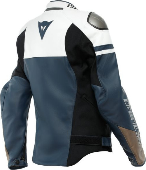Geaca Moto Piele Dama Rapida Black-Matt/Black-Matt/White 23