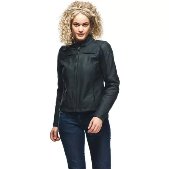 Geaca Moto Piele Dama Razon 2 Black 23