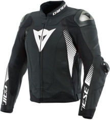 Geaca Moto Piele Super Speed 4 Black-Matt/White 23
