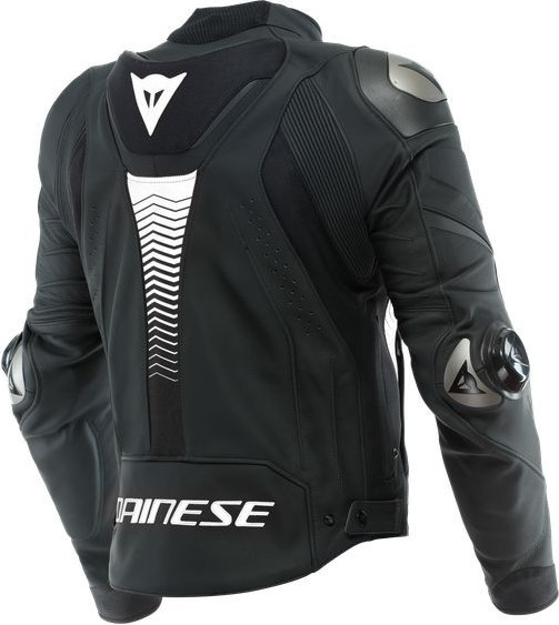 Geaca Moto Piele Super Speed 4 Black-Matt/White 23
