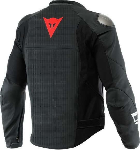 Geaca Moto Piele Sportiva Perf. Black-Matt/Black-Matt/Black-Matt 23