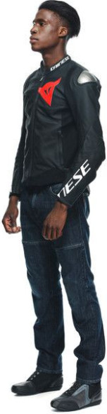 Geaca Moto Piele Sportiva Perf. Black-Matt/Black-Matt/Black-Matt 23
