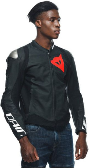 Geaca Moto Piele Sportiva Perf. Black-Matt/Black-Matt/Black-Matt 23