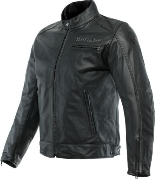 Geaca Moto Piele Zaurax Black 23