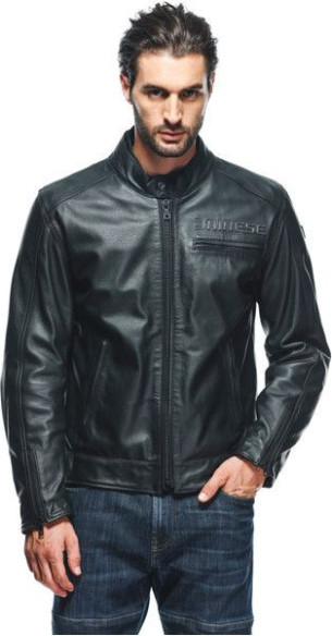 Geaca Moto Piele Zaurax Black 23