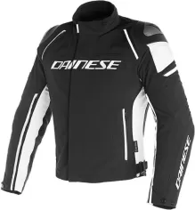 Geaca Moto Textila Racing 3 D-Dry Black/Black/White 23
