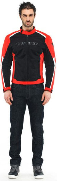 Geaca Moto Textila Hydraflux 2 Air D-Dry Black/Lava-Red 23