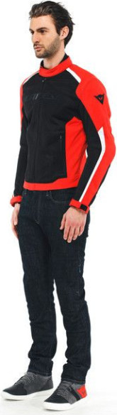 Geaca Moto Textila Hydraflux 2 Air D-Dry Black/Lava-Red 23