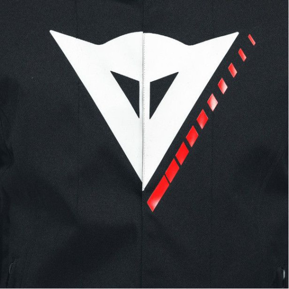 Geaca Moto Textila Veloce D-Dry Black/White/Lava-Red 23