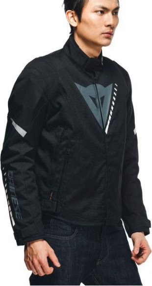 Geaca Moto Textila Veloce D-Dry Black/Charcoal-Gray/White 23