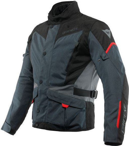 Geaca Moto Textila Tempest 3 D-Dry Ebony/Black/Lava-Red 23