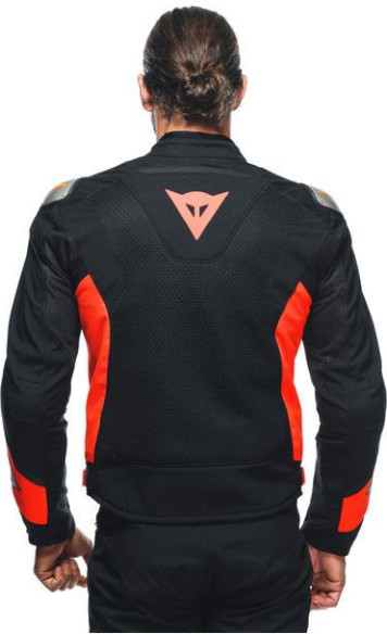 Geaca Moto Textila Energyca Air Tex Black/Fluo-Red 23