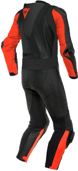Combinezon Moto Piele Laguna Seca 5 1Pc Perforated Black/Fluo-Red 23