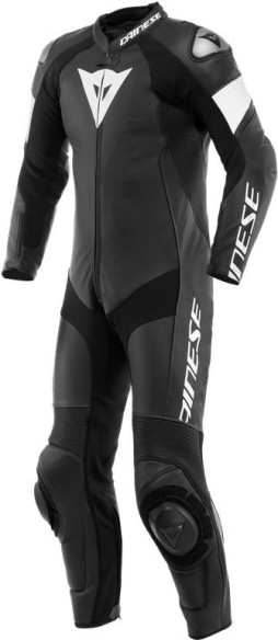 Combinezon Moto Piele Tosa 1 Pcs Perf Black/Black/White 23