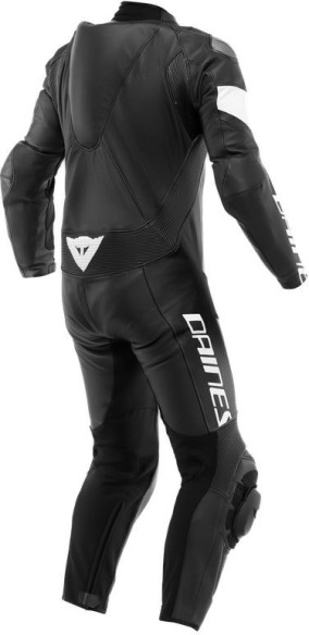 Combinezon Moto Piele Tosa 1 Pcs Perf Black/Black/White 23