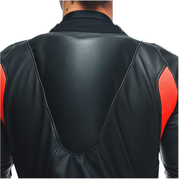 Combinezon Moto Piele Tosa 1 Pcs Perf Black/Fluo-Red/White 23