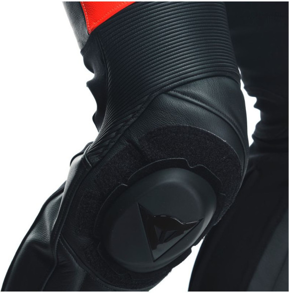 Combinezon Moto Piele Tosa 1 Pcs Perf Black/Fluo-Red/White 23