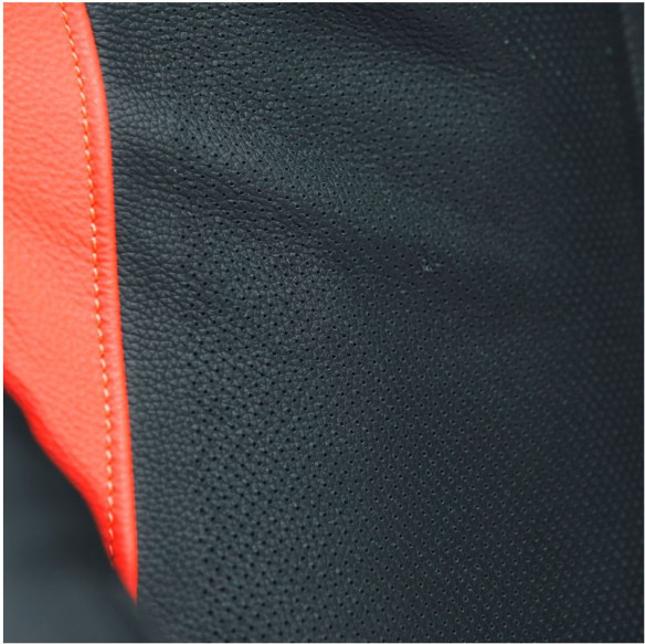 Combinezon Moto Piele Tosa 1 Pcs Perf Black/Fluo-Red/White 23